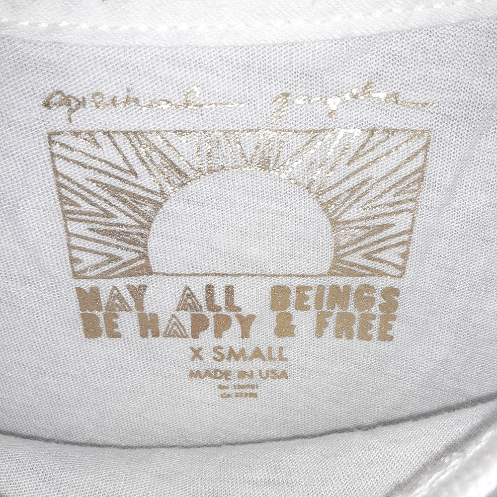 Spiritual Ganster white namaste tank size xs - Picture 3 of 3